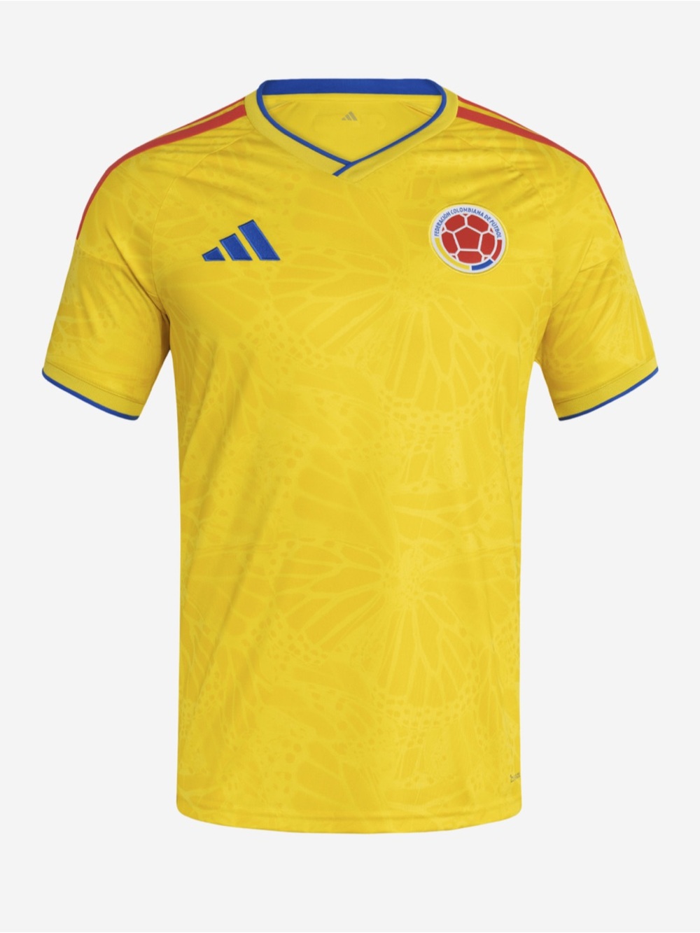 Men’s Yellow Colombia National Team Soccer Jersey